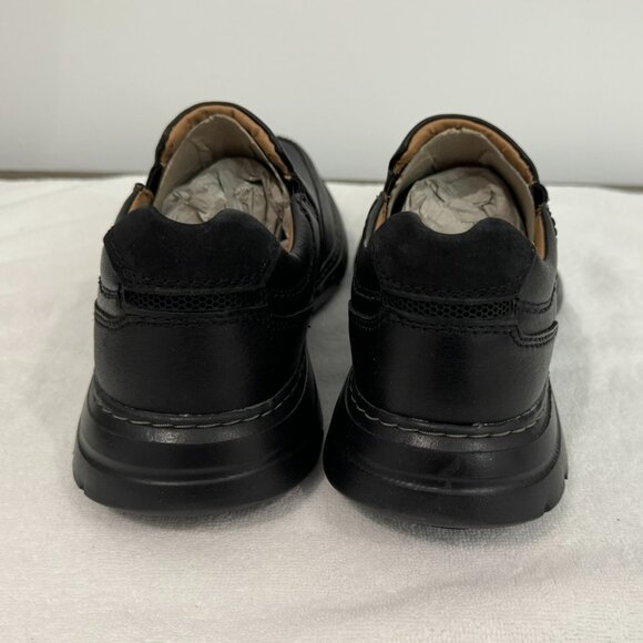 CLARKS Men's Brawley Step Black Leather Loafers - Size 8 XW - NEW! - Picture 6 of 11